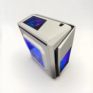 Blue Fans Work PC/Gaming PC Intel Core i-5 8600K/256GB/ 16GB RAM/WIFI/Bluetooth - Picture 1 of 8