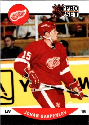 1990-91 Pro Set #605 Johan Garpenlov - Image 1 of 2