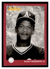 1991 Studio #104 RICKEY HENDERSON Oakland Athletics ~B5AA