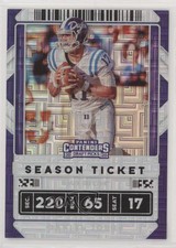 2020 Panini Contenders Draft Picks Building Blocks Ticket /10 Daniel Jones #23