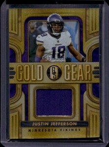 2023 Panini Gold Standard Justin Jefferson Gold Gear /299