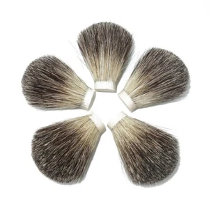 Spazzola da barba uomo naturale morbida nodo capelli tasso stile bulbo testina di ricambio - Foto 1 di 24