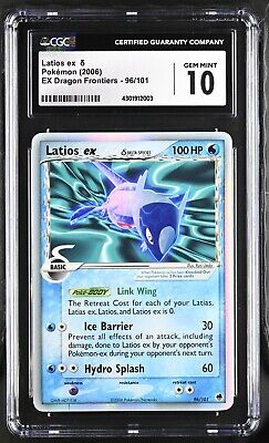 Pokemon Latios ex EX Dragon Frontiers Ultra Rare #96/101 CGC 10 Gem Mint POP 6