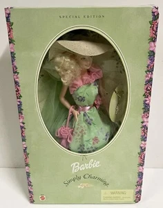 Simply Charming Barbie Bambola Caucasica Avon Mattel Edizione Speciale NUOVA 2001 - Foto 1 di 4