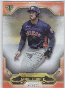 2020 TOPPS TRIPLE THREADS..GEORGE SPRINGER..AMBER../199..CARD # 37..BLUE JAYS - Bild 1 von 1