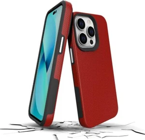 Prodigee Rockee iPhone 14 Pro Max Textured |Drop Tested| - RED - Picture 1 of 4