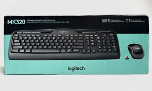 Logitech MK320 Keyboard and mouse set Wireless Desktop (920-002836) NEW