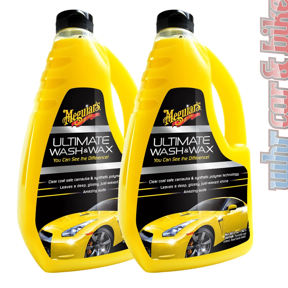 2x Meguiar's Ultimate Wash & Wax Autoshampoo 1420ml Carnauba-Polymer-Gemisch - Bild 1 von 1