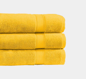 14 Colors Set of 3 Large Bathsheets 100% Egyptian Cotton Towels 600GSM (80x140)