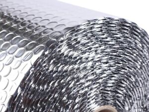 Insulation Foil Metal Shed Bubble Double Aluminium Loft Caravan Wall Attic VAN