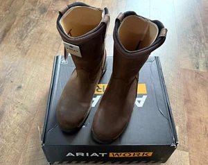 ARIAT Herren Mastergrip Zum Überziehen Sd Composite Zehe Arbeitsstiefel Distress Braun Größe 11 - Bild 1 von 7