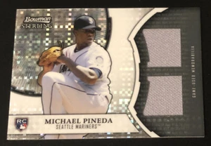 Camiseta deportiva doble Bowman Sterling Michael Pineda 2011 XFractor novato/¡149! MARINEROS - Imagen 1 de 2