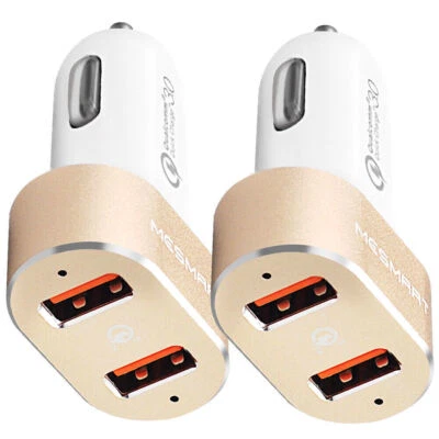 USB быстрый автомобильное зарядное устройство адаптер для iPhone 15 14 13 12 Pro Max Galaxy S24 S23 S22 + - Изображение 1 из 4