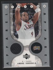 ANDRE IGUODALA 2006-07 UPPER DECK OVATION APPAREL MEMORABILIA CARD #OA-AI