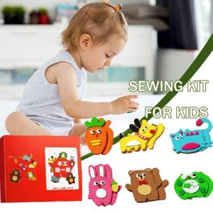 Sewing Kit For Kids DIY Art Craft Felt Set Forest Animals Educational W1N1 - Picture 1 of 9