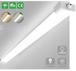 Led Feuchtraumleuchte Feuchtraumlampe Wannenleuchte Deckenleuchte 60/120/150 cm - Bild 1 von 15