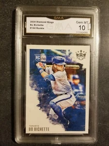 2020 DIAMOND KINGS BO BICHETTE #144 GMA 10 Taranto Blue JAYS - Picture 1 of 2