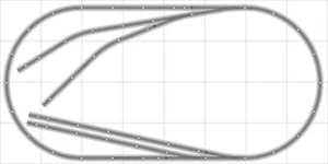 Bachmann E-Z Track Train Layout #017 Train Set HO Scale 4' X 8' Wire Switches - Picture 1 of 5