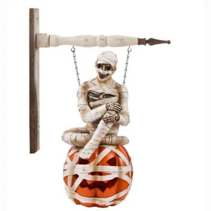 Mummy On LED Pumpkin Arrow Replacement Sign - Picture 1 of 2