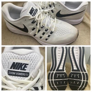 NIKE AIR ZOOM VOMERO 11 scarpe da corsa sneakers bianco nero 838646-100 (TG. USA 11,5 - Foto 1 di 22