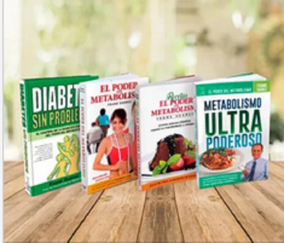 Pack Metabolismo Ultrapoderoso ( Incluye 4 Libros) de Frank Suarez - Imagen 1 de 1