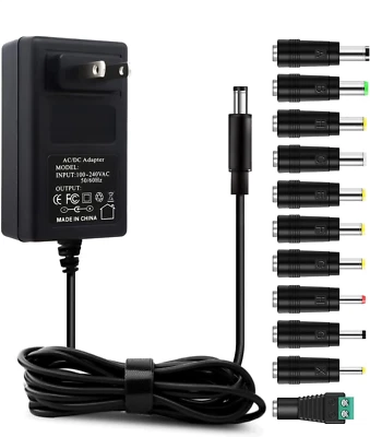 Cargador de fuente de alimentación adaptador de CA 15V 2A [15 voltios 2 amperios potencia de conmutación regulada Foto 1 de 4