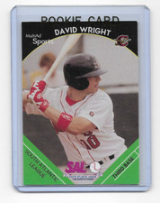 David Wright 2002 MultiAd South Atlantic Top Prospects Kingsport Rookie Card