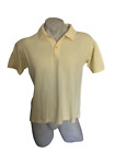 Valentino Man Polo Men's Jersey Size L Cotton Yellow Jersey Shirt Vintage