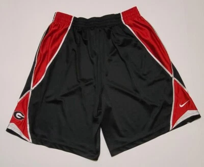 Nike Team UGA Georgia Bulldogs Shorts Size XL Red Black - Image 1 of 4