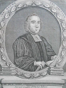 Reverend Chris/Christopher Brown the Younger c1770 - Engraving/Engraved Portrait - Picture 1 of 5