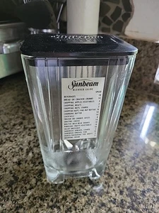 VINTAGE Sunbeam Blender Attachment Jar With Blades & Lid - Picture 1 of 3
