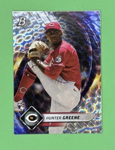 2022 Bowman Platinum Baseball Hunter Greene RC #29 Ice Foil - Picture 1 of 2