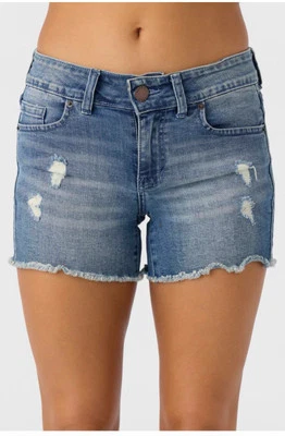 NUEVO O’Neill Cody Pantalones Cortos Denim | Talla 30 Azul Pacífico Desgastado Foto 1 de 4