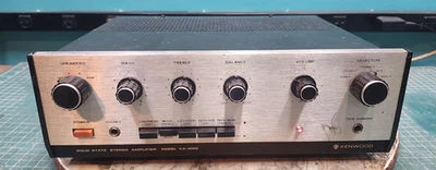 Amplificador estéreo de estado sólido Kenwood KA-4002 vintage reparado probado Foto 1 de 4