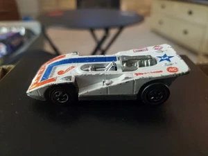 Rodillo de vapor Hot Wheels Redline 1973 vintage fondo de metal blanco Hong Kong - Imagen 1 de 6