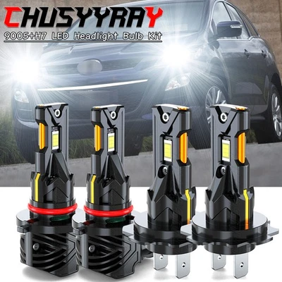 Kit combo de lâmpadas de faróis de LED 6000K feixe alto/baixo para Mazda CX-7 2007-2011 2012 - Imagem 1 de 4