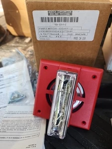 Gentex GMS24 15/75WR Commander 3 Wall-Mount Fire Alarm Horn/Strobe, Red - Picture 1 of 7