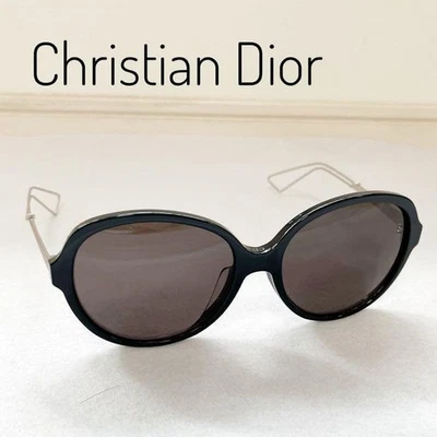 Gafas de sol Christian Dior Confident K estilo vintage negras marrones plateadas raras Foto 1 de 4