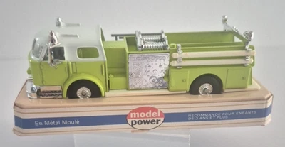 MODEL POWER 1:48 SCALE Yellow PUMPER FIRE ENGINE TRUCK - Image 1 of 4