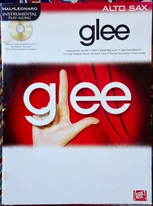 Glee Hal Leonard Alto Sax Instrumental Play-Along Book w/ CD Audio Accompaniment - Picture 1 of 2
