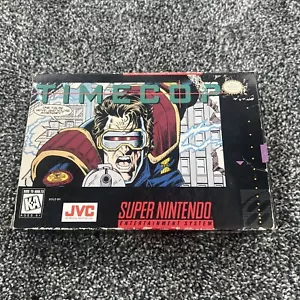 Time Cop SNES Super Nintendo Complete CIB 100% Authentic - Picture 1 of 13