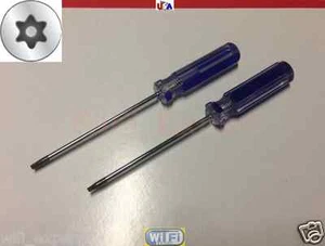 Deluxe Security Tamper Proof Torx T8 & T10 Screwdrivers XBOX 360 PS3 Linksys USA - Picture 1 of 4
