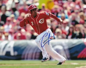 CESAR IZTURIS CINCINNATI REDS ACTION SIGNED 8x10 - Picture 1 of 1