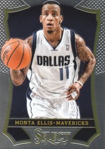 2013-14 Select Dallas Mavericks Basketball Card #140 Monta Ellis