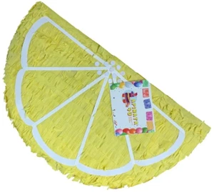 Zitronenscheibe Piñata gelbe Farbe Zitrone Mottoparty Dekoration - Bild 1 von 1