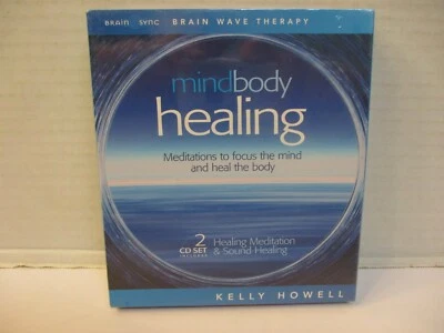233: Kelly Howell "Mind Body Healing 2CD Set" Brain Sync Meditation SEALED Foto 1 de 3
