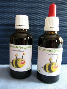 50ml Brummsel Natur Propolis Tinktur Tropfen Deutsche Imkerqualität Bienen Harz - Picture 1 of 2