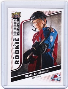 09-10 2009-10 COLLECTOR'S CHOICE MATT DUCHENE ROOKIE 251 COLORADO AVALANCHE