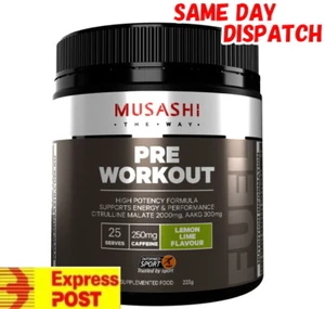MUSASHI PRE-WORKOUT 25 SERVES ENERGY PERFORMANCE - Picture 1 of 4