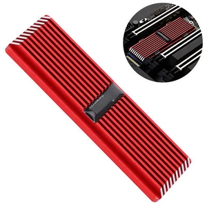 Aluminum Alloy M.2 2280 SolidState Hard Disk Thermal Pad Heat Sink Cooler SSD TD - Afbeelding 1 van 12